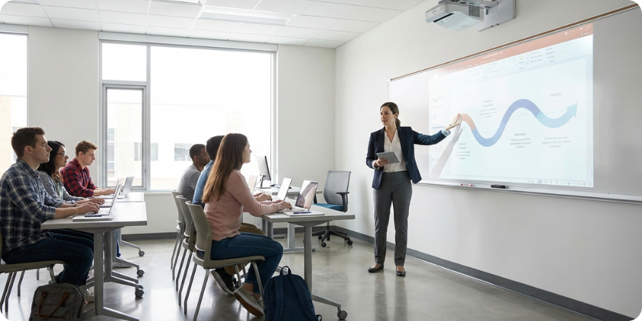 Optimizing Wireless Projection for Remote Education