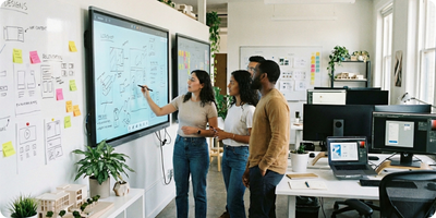 Controlling the Rhythm of Wireless Display in Creative Team Collaboration