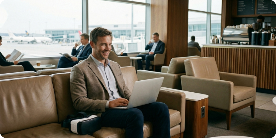 Lightweight Device Combination Strategies for Business Travel Presentations