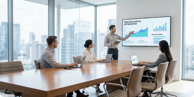 Wireless Screen Casting Solutions for Multi-Participant Meetings