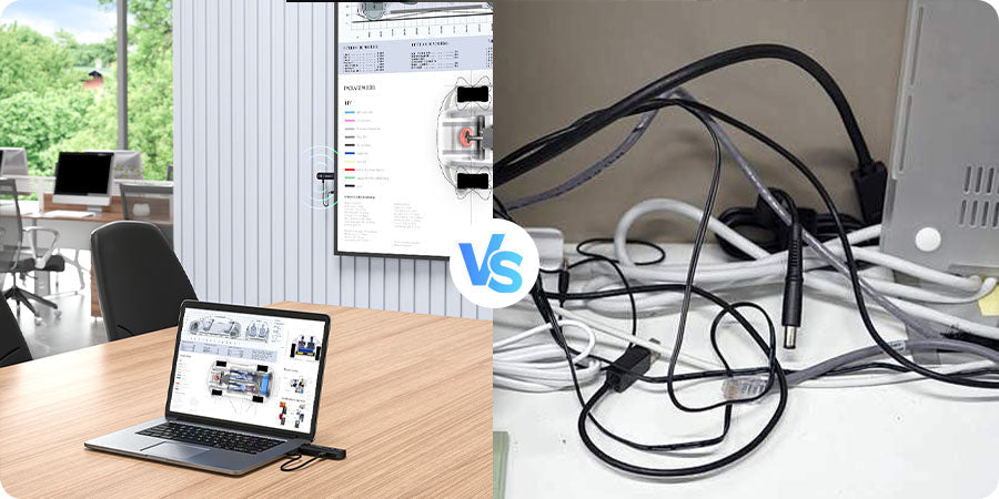 Image showcasing Wired vs. Wireless HDMI: Which Option Best Suits Your Setup? – Lemorele ...