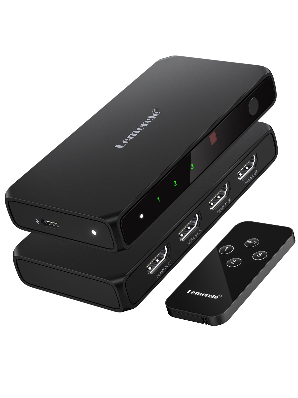 Lemorele 3 in 1 HDMI SWITCH