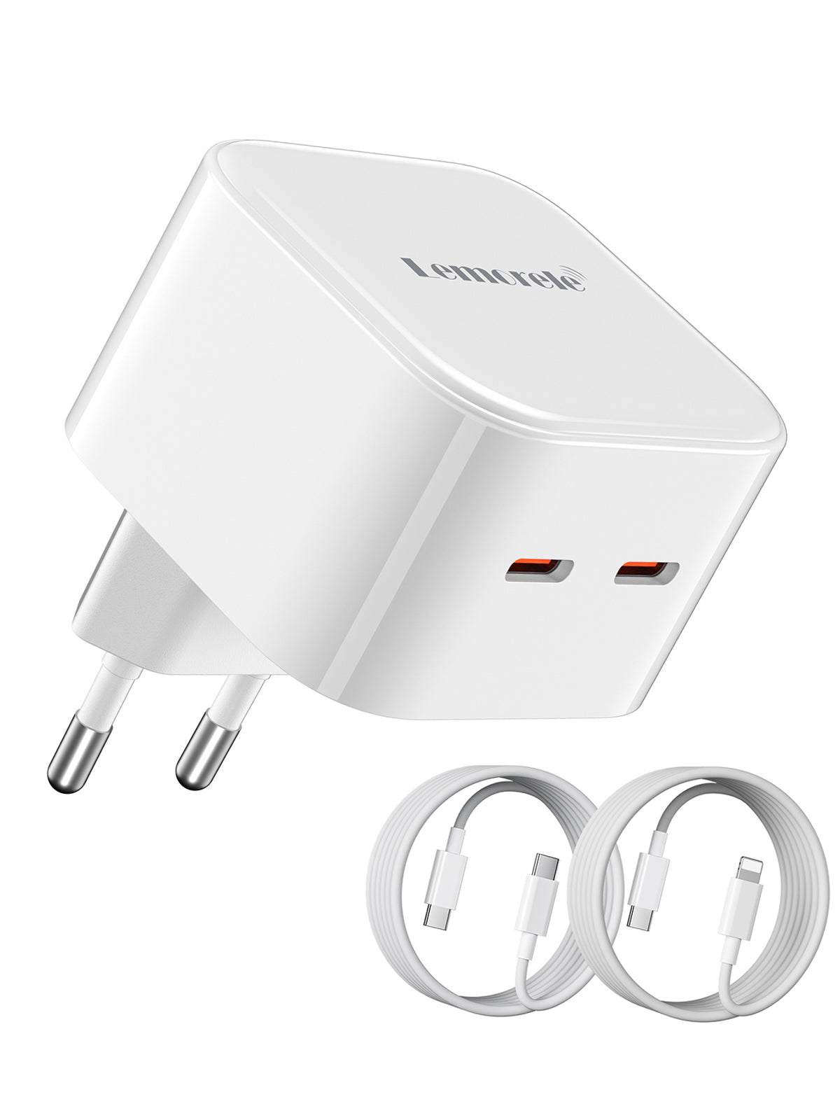 Lemorele【PD0401GD】45W USB C+USB C Charger