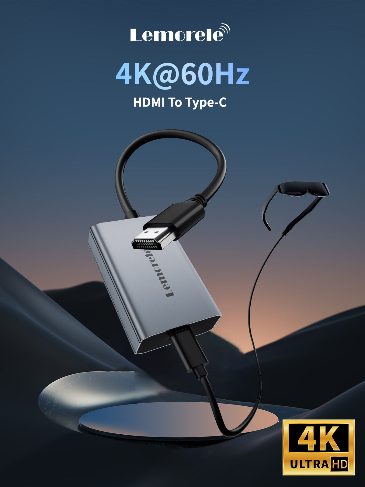 Lemorele  HDMI TO USB C adapter