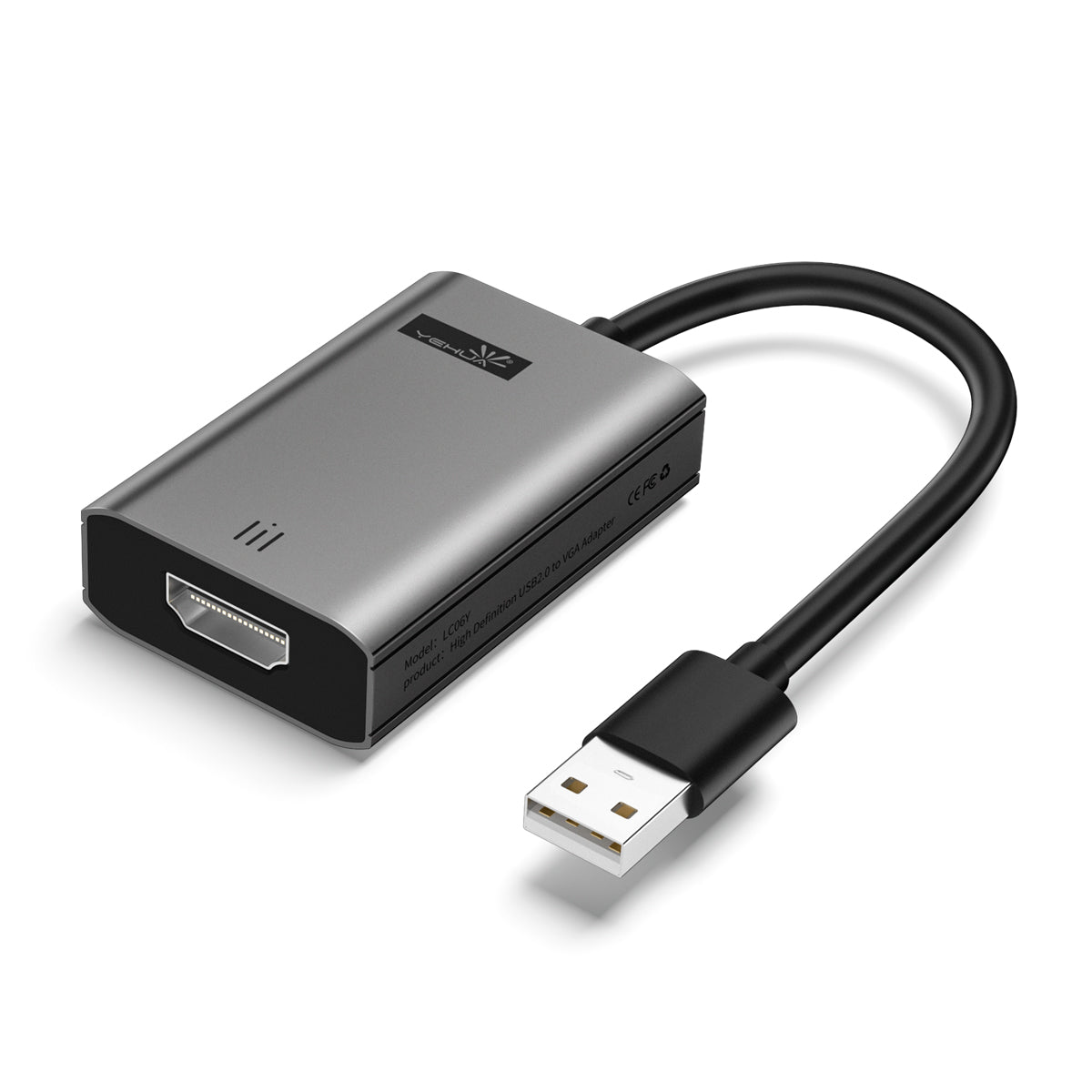 Adaptateur USB vers HDMI Lemorele Compatible MacBook ProAirMini, HD 1080P  Adaptateur de câble USB HDMI, adaptateur HDMI USB Mac, compatible avec