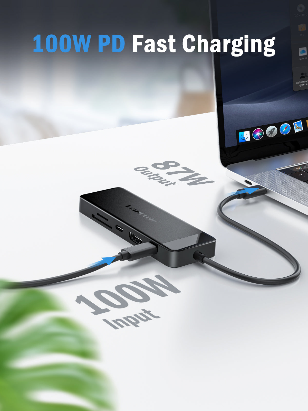 Lemorele 9-in-1 USB C Hub Multiport Adapter  【#TC92】