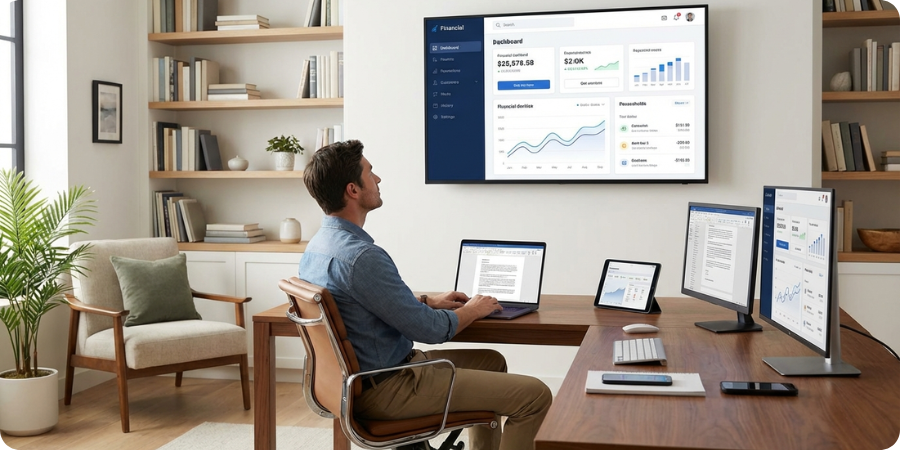 How to Set Up a Second Display in a Home Study