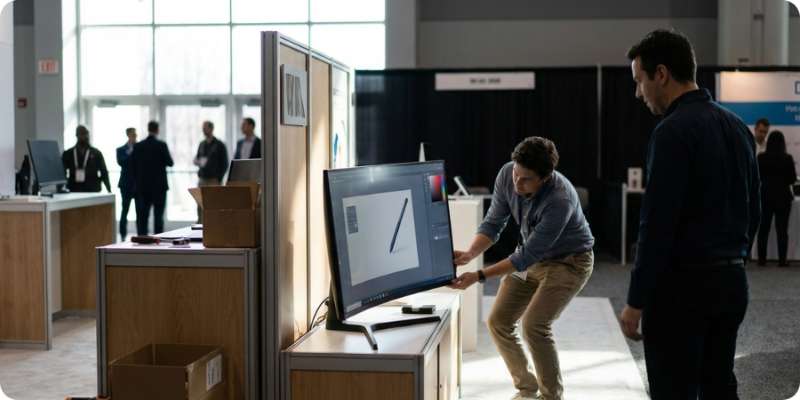 Mini Exhibit Setup How to Quickly Set Up a Display System for a Small Exhibition Booth ...