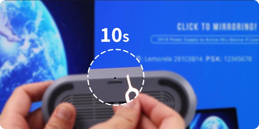 Troubleshooting and Resetting Wireless Screen Mirroring Devices