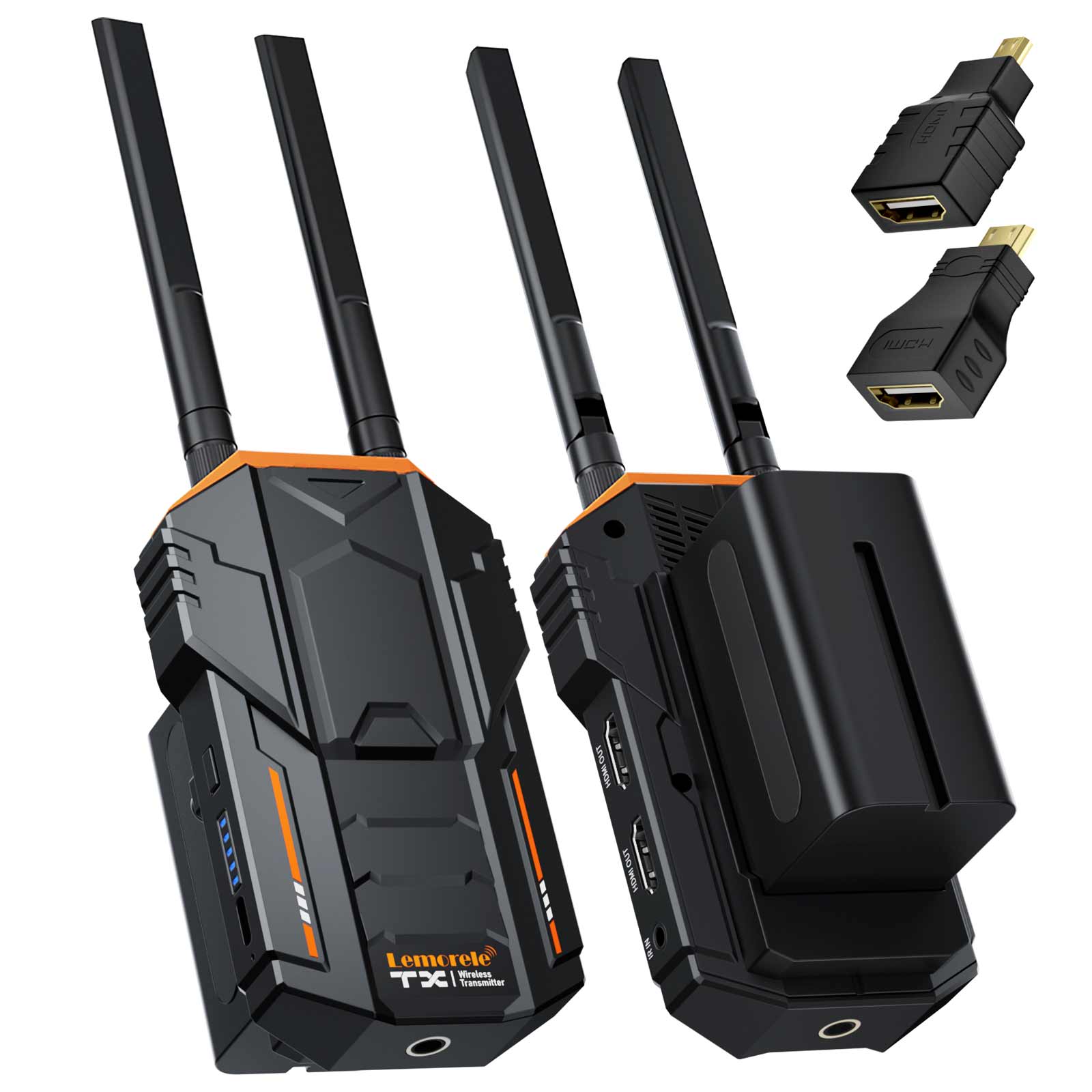 Lemorele HDMI Wireless Kit | 1TX to 4RX Support | Ultra Long Range
