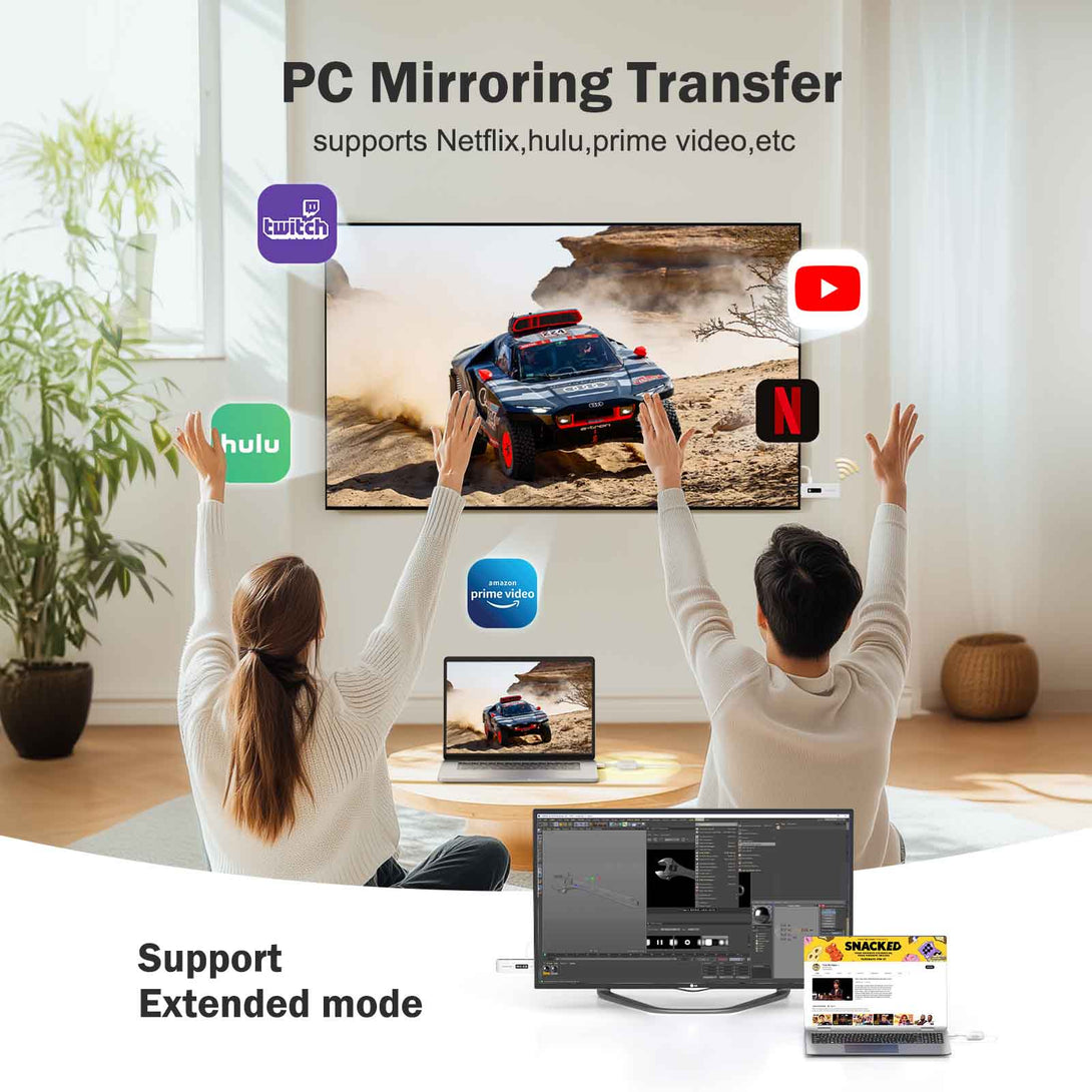 LEMORELE™ P300 | Transmisor y receptor inalámbrico HDMI 
