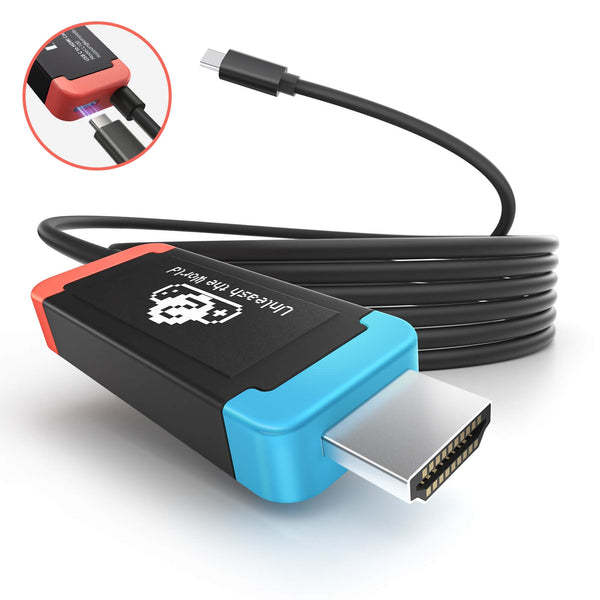 Lemorele USB-C to HDMI Cable Compatible with Switch 2, 4K@60Hz HDR
