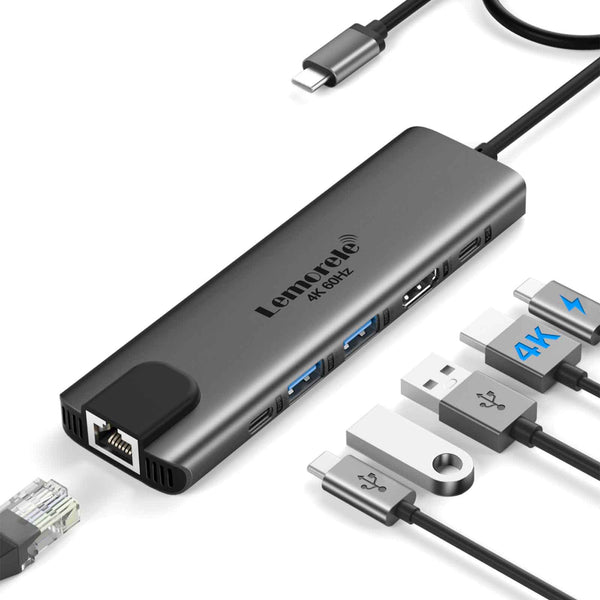 LEMORELE™  TC44 | USB C Hub 6 in 1