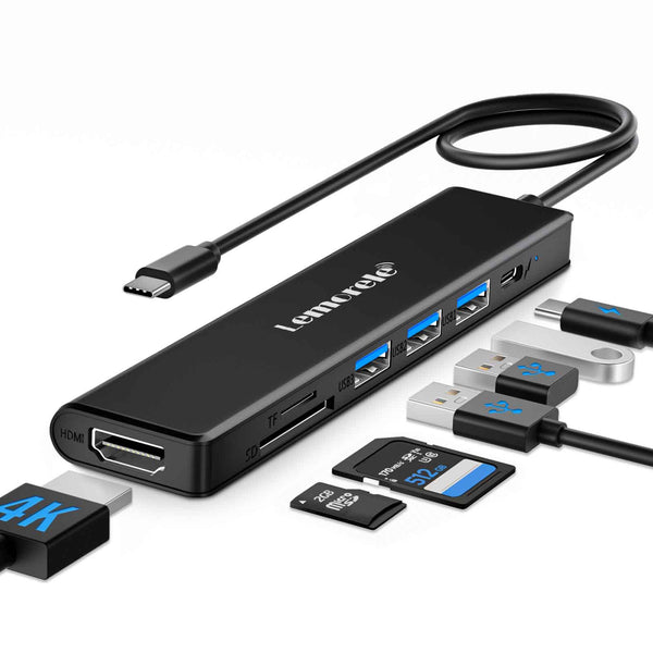 LEMORELE™  TC70 | USB C Hub 7 in 1