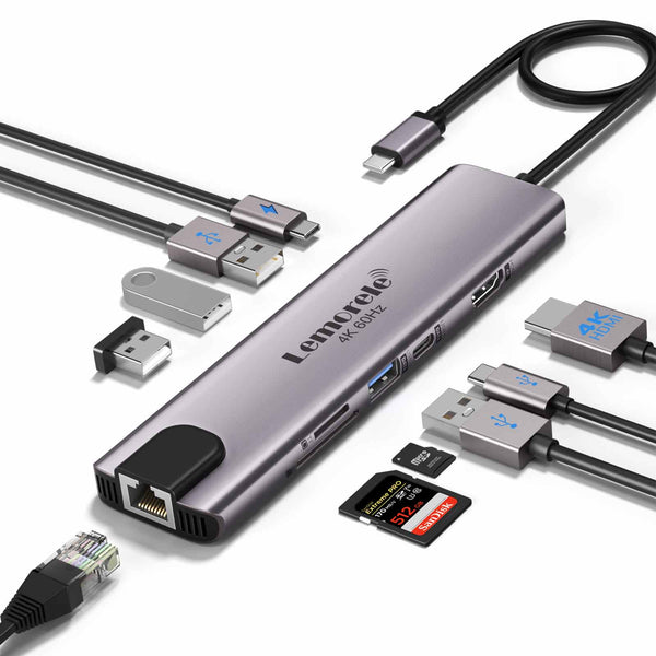 Hub USB C Lemorele 10 in 1 【#TC46】 