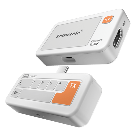 Lemorele P400 Wireless HDMI | Multiple Transmission Modes, Mini Portable, 1080P HD