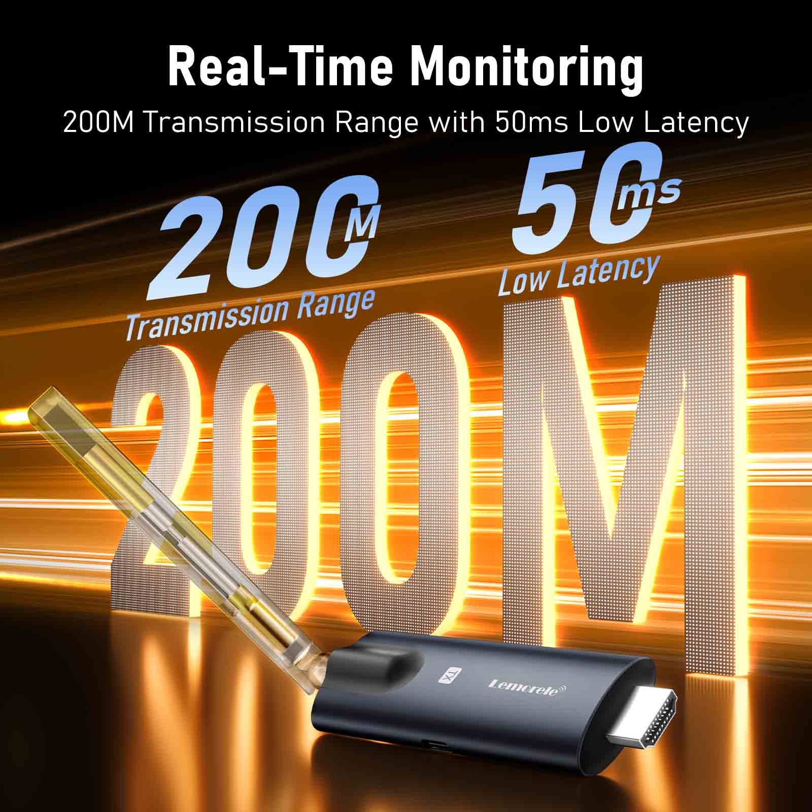 Lemorele Ultra-Long Transmission Wireless HDMI Kit – 1TX to 4RX ...