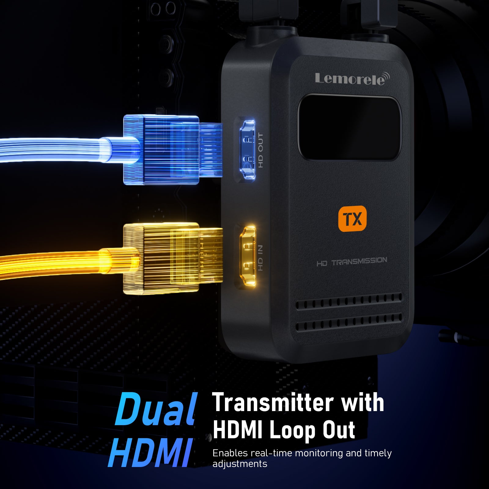 Lemorele R5000 200m Wireless HDMI Transmitter 1TX to 4RX Kit