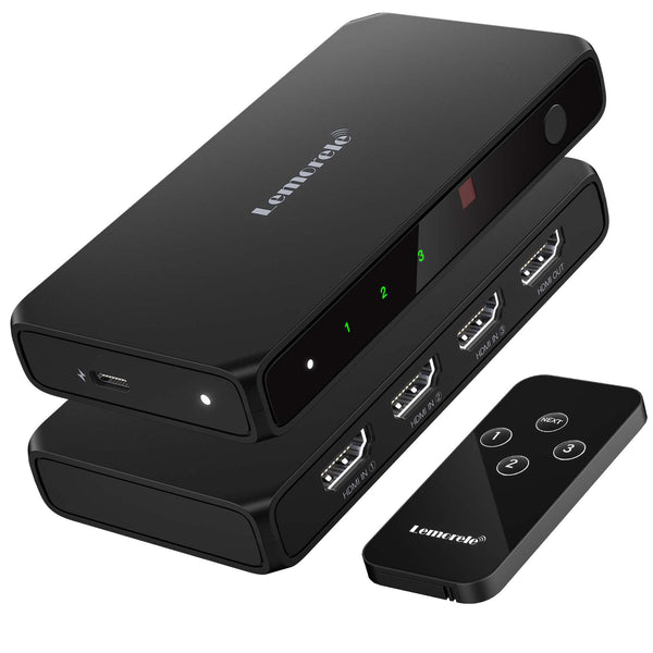 Conmutador HDMI 3 en 1 Lemorele 【G99】