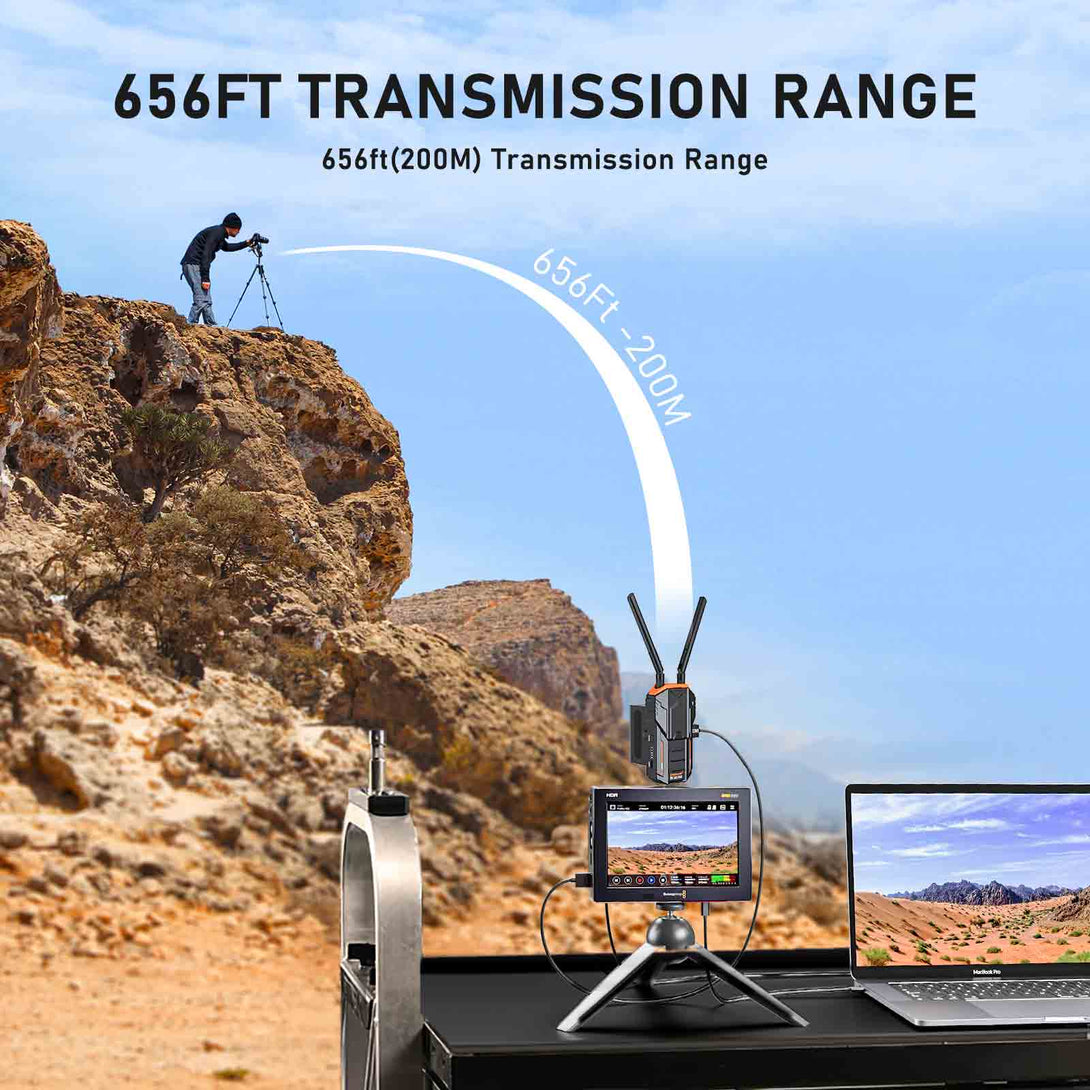 Lemorele HDMI Wireless Kit | 1TX to 4RX Support | Ultra Long Range