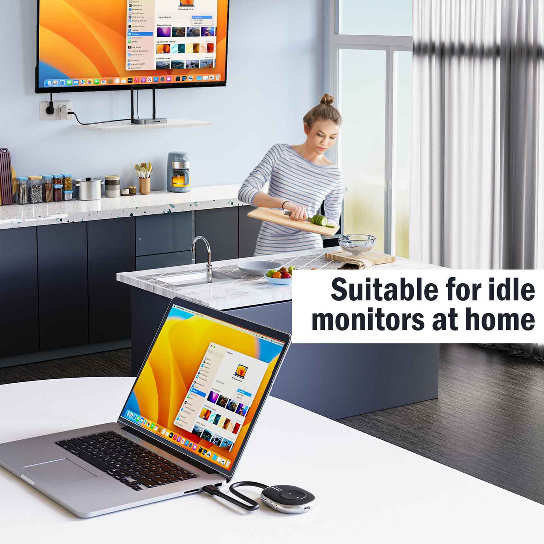 Lemorele Wireless HDMI Kit – USB-A/C/HDMI for macOS