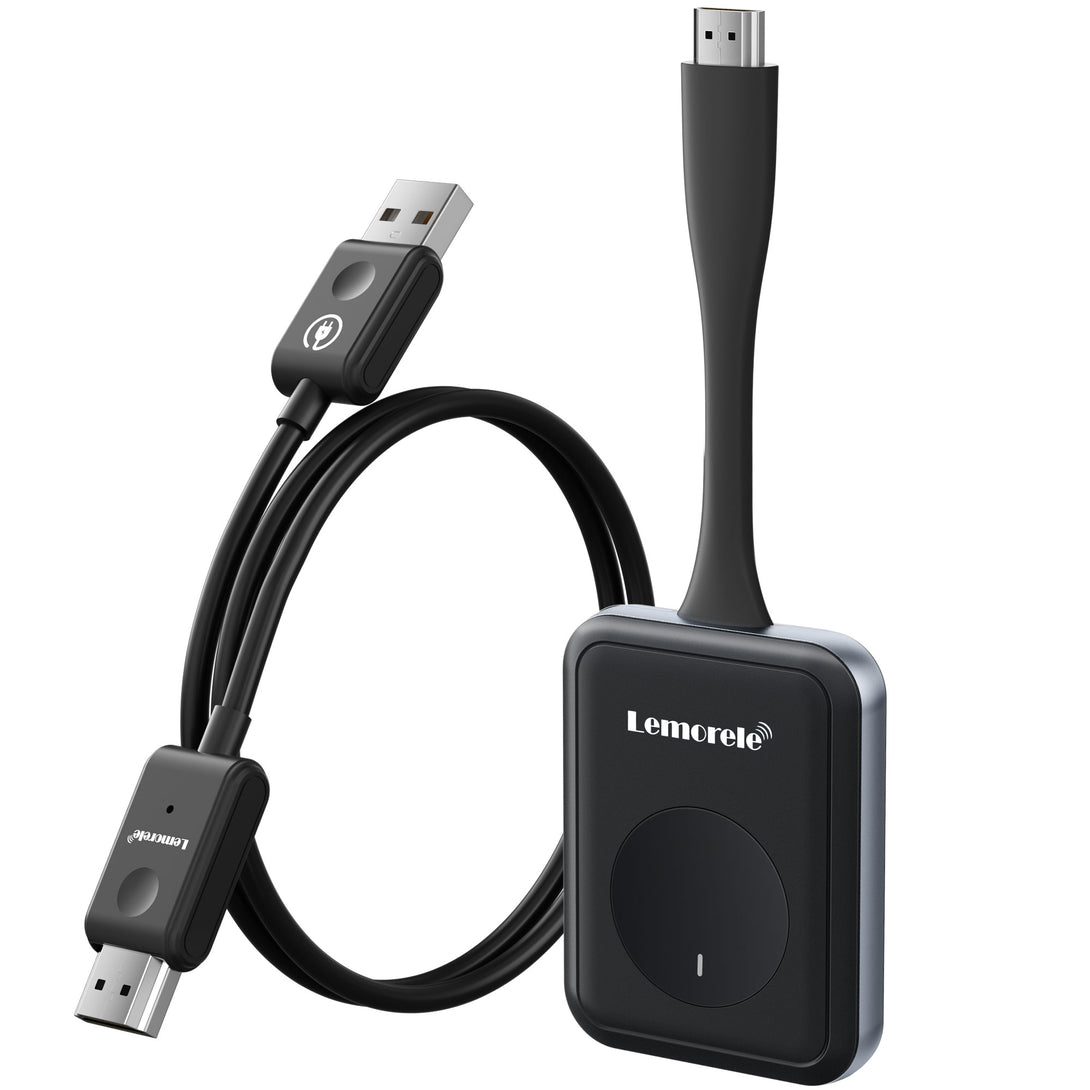 Lemorele Wireless HDMI Kit – USB-A/C/HDMI for macOS
