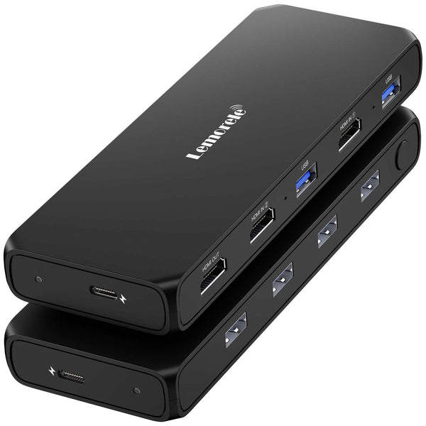 Conmutador HDMI y USB/conmutador KVM Lemorele
