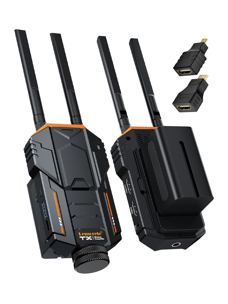Lemorele Wireless HDMI with Battery Transmitter Kit【R100-PLUS】