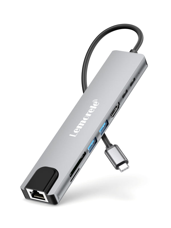 LEMORELE™ TC19-PLUS | 8 in 1 USB-C Hub