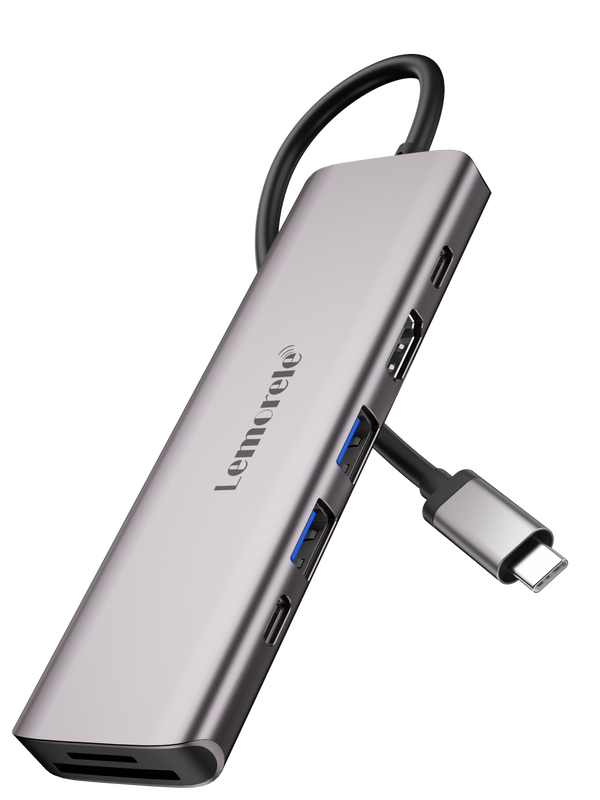 LEMORELE™  TC45 | USB C Hub 7 in 1