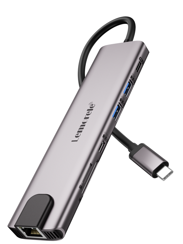 Lemorele USB C Hub with Dual HDMI 11 in 1 【TC65L】