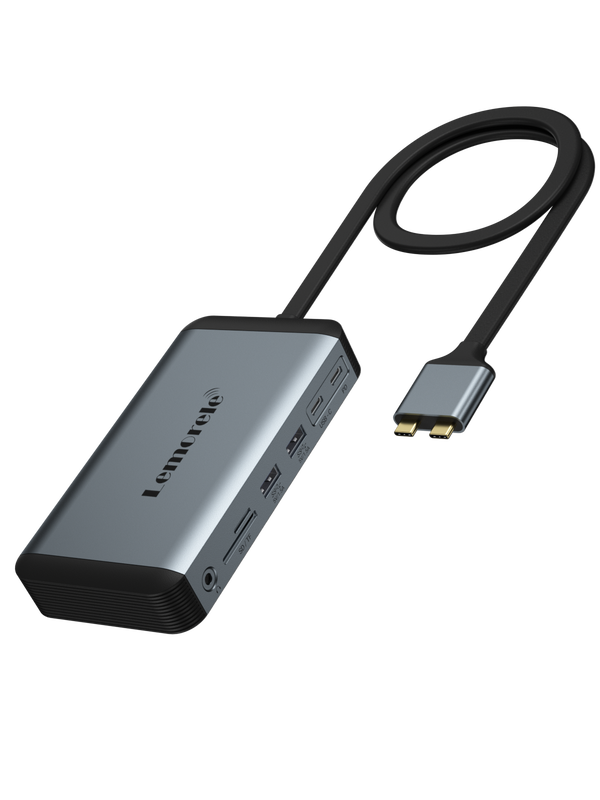 LEMORELE™  TC73 | 12 in 2 USB C Docking Station for MacBook