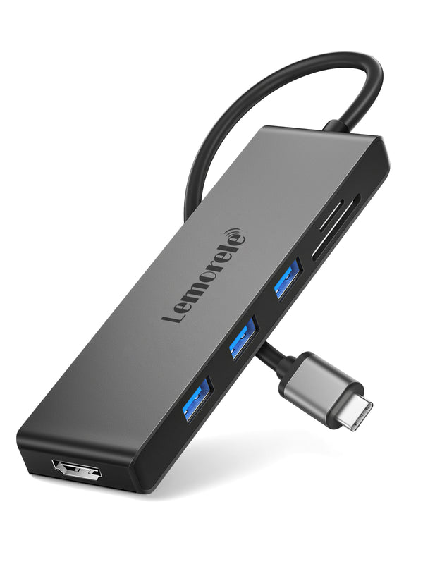 LEMORELE™  TC23 | USB C Hub 6 in 1