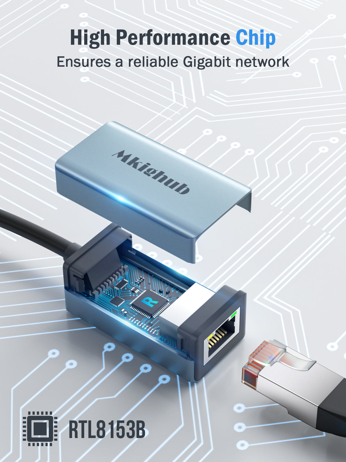 Lemorele USB C to Ethernet Adapter 【#TC48】